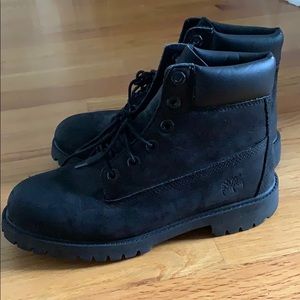 black timberlands size 5.5